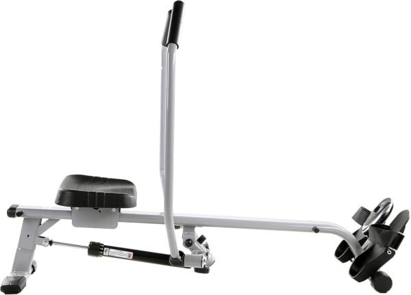 Sunny Health & Fitness Smart Compact Full Motion Rowing Machine, Full-Body Workout, Low-Impact, Extra-Long Rail, 350 LB Weight Capacity and Optional Free SunnyFit® App Enhanced Connectivity - Image 11