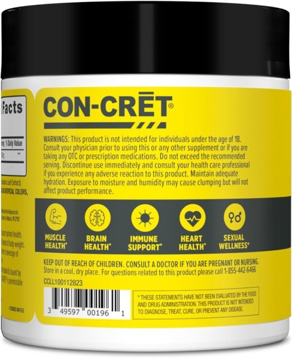 Creatine HCl Powder | Muscle, Cognitive, Cellular Energy Support | No Bloating or Cramps | USA Made & NSF Certified | Lemon Lime (100 Serving) - Image 9