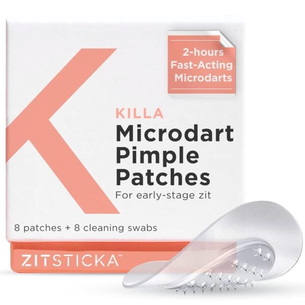ZitSticka Killa Pimple Patches for Face - World's Most Potent Pimple Patch with Fast-Acting Microdarts - Starts Working within 2 Hours for Deep, Early-Stage Zits - 8 Count - Image 2