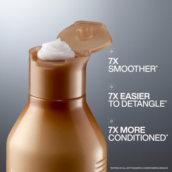 Redken All Soft Conditioner For Dry Hair - Moisturizes & Provides Intense Softness With Argan Oil - Image 3