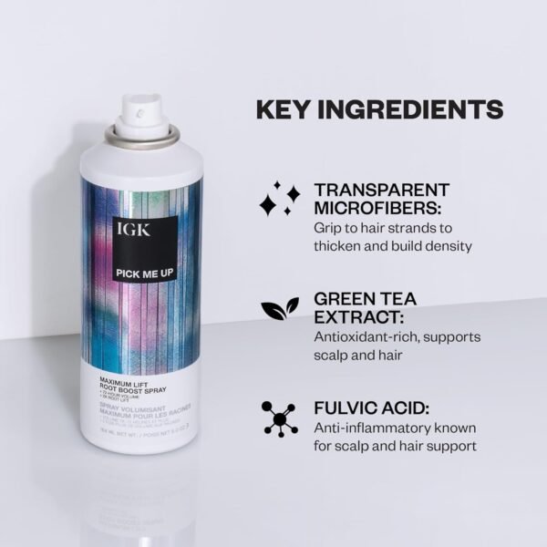 IGK Pick Me Up Maximum Lift Root Boost Spray - Image 4