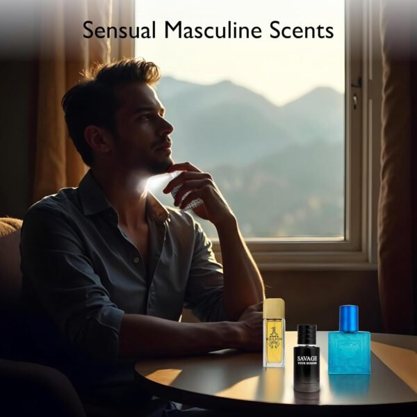Signature Scent 4-Piece Mini Fragrance Set for Men Includes Savage/1 Billion/Verse/Valentine Collection of Woody, Spicy, Citrus & Aromatic Fragrance Non-Irritating Ingredient Each One in 30ml Bottle - Image 6
