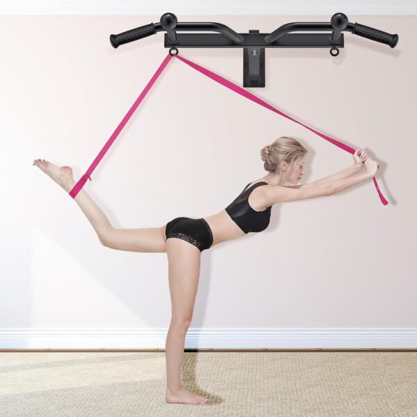 Kipika Heavy Duty Wall Mounted Pull Up Bar, Multifunctional Chin Up Bar, Adjustable Pull Up Bands for Chin Ups, Body Workout Home Gym System, Punching Bag Hanger, Resistance Bands Training - Image 10