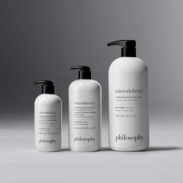 philosophy microdelivery exfoliating daily facial wash - with fine grain desert earth & gentle amino acids - scrubs away impurities & dead skin cells to alleviate dryness and rough texture - Image 7