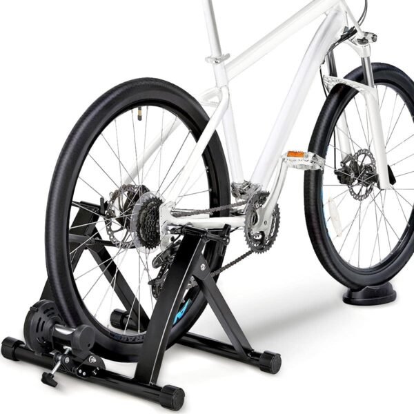 Yaheetech Bike Trainer Stationary Bike Stand Magnetic Bike Trainer Stand for Indoor Riding Premium Steel Bicycle Trainer Accessories Fits for 26in-28in, 700C Wheels - Image 3