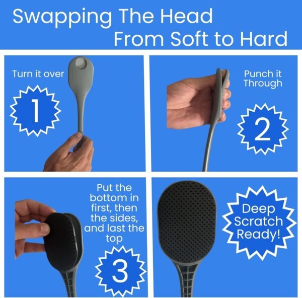 The Ultimate Back Scratcher, Scalp Massager, Back Massager, & Exfoliator Has Large Scratch Surface, Relieves Stress & Anxiety - an All Body Back Scratcher Gives a Deep Soothing Scratch - Image 7