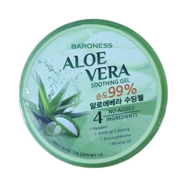 99% Aloe Vera Soothing Gel. Pure, Moisturizing Aloe (Made in Korea) 300ml - Image 2