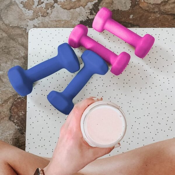 Gymenist Dumbbell Set With Hard Plastic Case Includes 3 Pairs And A Hard Travel Carry Storage Case - Image 7