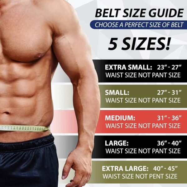 JERBOA Quick Self-Locking Weight Lifting Belts for Men and Women – Adjustable Nylon Gym Weight Lifting Belt for Squat, Deadlift, Powerlifting - Ideal for Back Support & Injury Prevention - Image 7