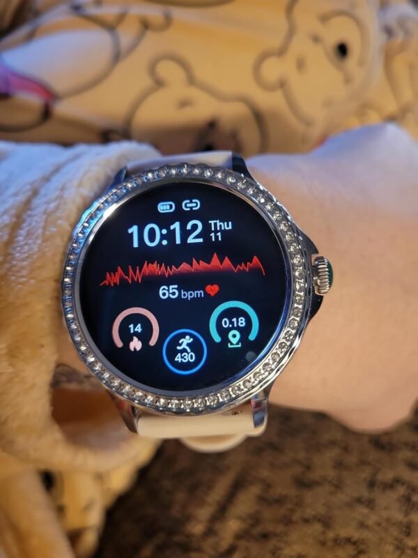 Smart Watches for Women(Answer/Make Calls) with Diamonds, 1.3” HD Bluetooth Smart Watch for Android iOS Phones, IP68 Waterproof Fitness Activity Trackers Smartwatch with Heart Rate/SpO2/Sleep Monitor - Image 10