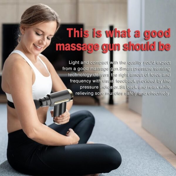 Massage Gun,Massage Gun Deep Tissue for Pain Relief with 4 Massage Heads & 6 Speeds, Birthday Gifts for Mom Dad Men Woman - Image 9