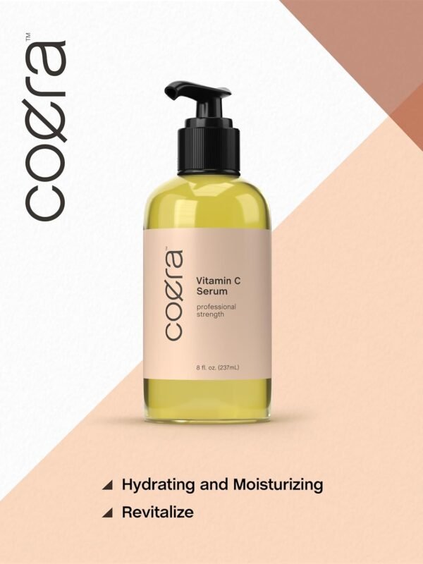 Coera Vitamin C Face Serum | 8 Ounces | Hydrating Serum for Dark Spots | Paraben & SLS Free - Image 4