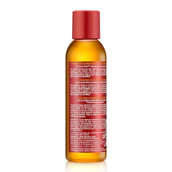 Creme of Nature, Argan Oil for Hair, Smooth & Shine Hair Polisher, Argan Oil of Morocco for Anti Frizz Control, 4 Fl Oz - Image 9