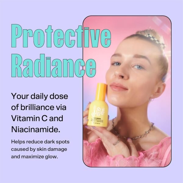 Bubble Skincare Day Dream Tone and Texture Face Serum - Hydrating Vitamin C + Niacinamide Serum that Helps Improve Skin Barrier Repair - Vitamin C Skin Care Suitable For All Skin Types (30ml) - Image 4