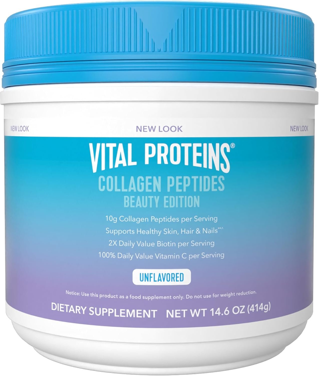 Vital Proteins Collagen Peptides Beauty Edition—10g Collagen with Biotin, Vitamin C and Zinc. 14.6 oz - Image 2