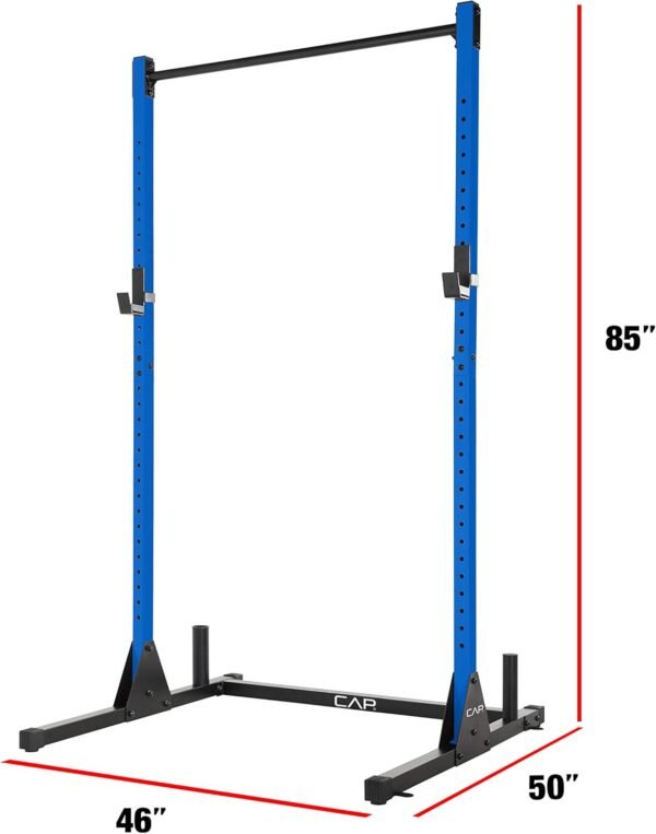 CAP Barbell FM-905Q Color Series Power Rack Exercise Stand, Blue - Image 3