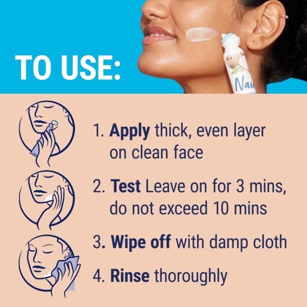 NAIR Exfoliating Facial Hair Removal Cream for Women - Smooth Skin Solution with Collagen for Sensitive Skincare - Image 8