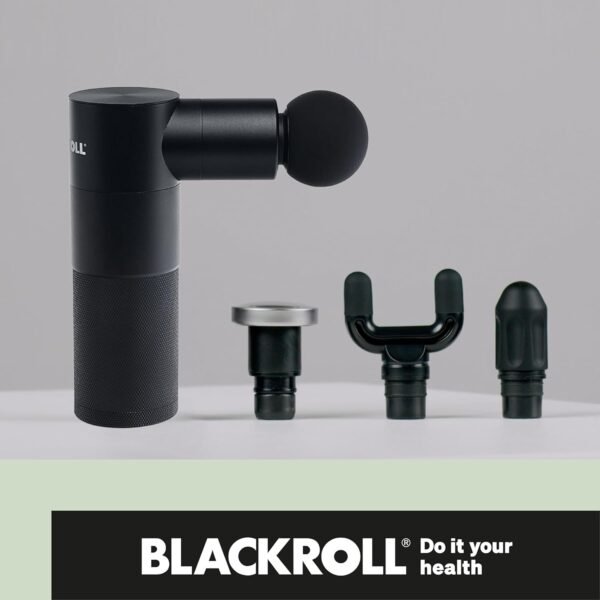 BLACKROLL - Handheld FASCIA Muscle Massage Gun, Deep Tissue Vibrating Massager for Athletes, Exercise, and Recovery to Release Tension in Muscles and Fascia, Aluminum Handheld Electric Body Massager - Image 7