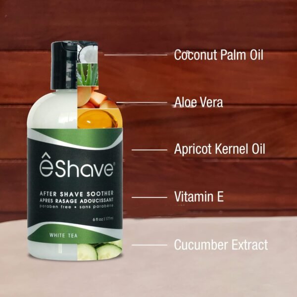 Luxury After Shave Balm for Men-After Shave Lotion Soothes Razor Burn- Deep Moisturizes Skin- All-Natural Vegan After Shave Cream Calming White Tea 6 oz - Image 9