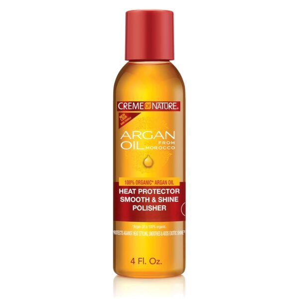 Creme of Nature, Argan Oil for Hair, Smooth & Shine Hair Polisher, Argan Oil of Morocco for Anti Frizz Control, 4 Fl Oz - Image 2