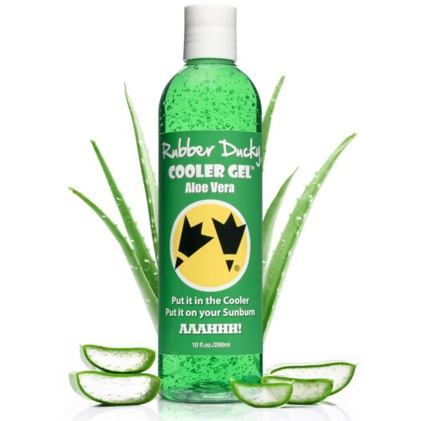 Rubber Ducky Cooler Gel - Sunburn Relief |Soothing Aloe Vera Gel | Fast Absorbing Aloe Gel With Vitamin E & Tea Tree Oil | Vegan | After Sun Care | 10z - Image 2