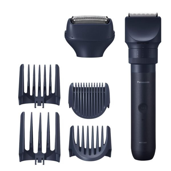 Panasonic MultiShape Defined Trim and Shave Kit, with Beard, Hair and Body Trimmer and Adjustable Trim Dial, 3-Blade Men’s Electric Razor, Easy-Clean Customizable Grooming Kit - ER-Defined - Image 2