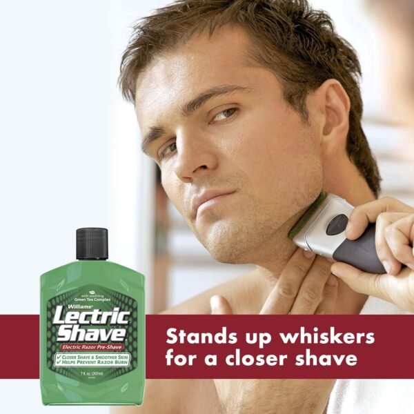 Williams Lectric Shave, Electric Razor Pre-Shave, 7 Ounce - Image 5