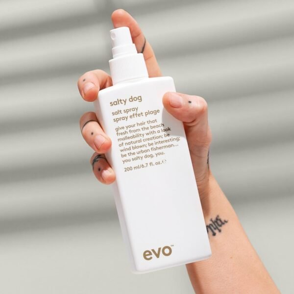 EVO Salty Dog Salt Spray - Hair Texture & Volume Spray - Beach Textured Hair, Natural Matte Finish - Image 3