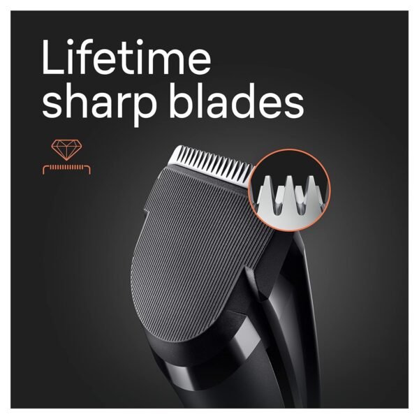 Braun Hair Clippers Series 5 5310, Hair Clippers for Men, Hair Clip from Home with 9 Length Settings, Incl. Memory SafetyLock Recall Setting, Ultra-Sharp Blades, 2 Combs, - Image 8