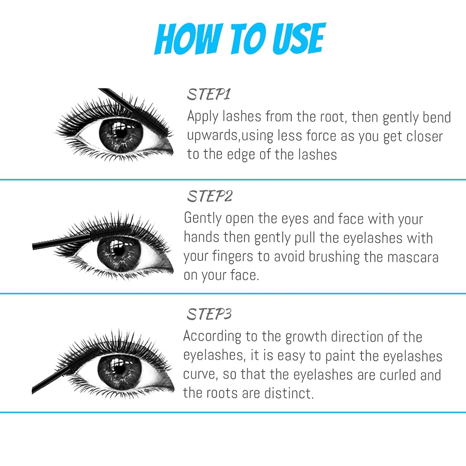 Mascara for Older Women 60 Plus, Mascara for Seniors with Thinning Lashes, Hypoallergenic Sensitive Eyes, Black Volume and Length, Waterproof Smudge Proof (2pc) - Image 8