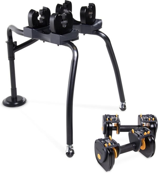 CAP Barbell TurboBell Adjustable Dumbbell Set with Rack, 24 lb Pair - Image 5