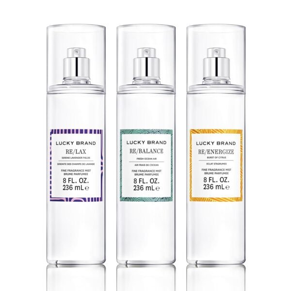 Lucky Brand Re/Energize The New Sustainably-Inspired & Exhilarating Mood-Evoking Unisex Fine Fragrance Mist For Women & Men, 8.0 Fl Oz (Pack of 1) - Image 5