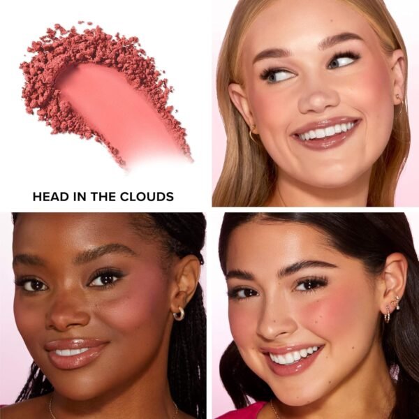 Too Faced Cloud Crush Blush | Buildable, Blendable, High Pigment Color, Vegan + Cruelty Free - Image 3