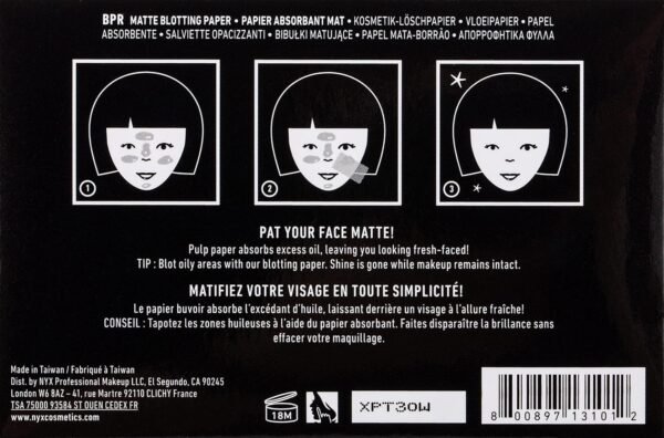 NYX PROFESSIONAL MAKEUP Matte Blotting Paper - Image 3