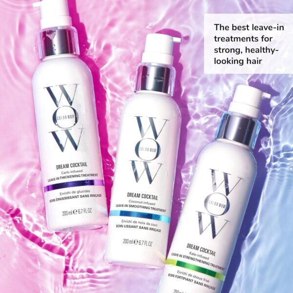 COLOR WOW Dream Cocktail Kale Infused Leave-in Treatment – for fragile, damaged hair | Reduce hair breakage by 50% in a single use | Powerful heat protectant - Image 4