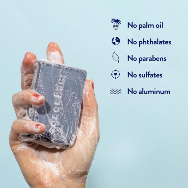 Megababe Underarm Bar Soap - Space Bar | With Detoxifying Charcoal for Odor Control | 3.5 oz - Image 6