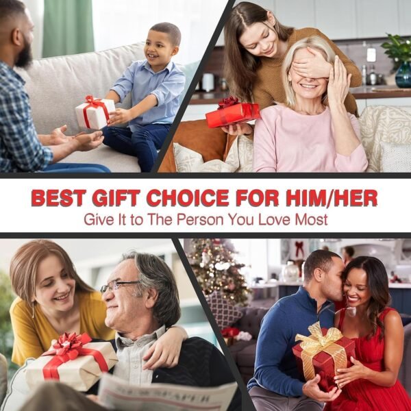 Massage Gun,Massage Gun Deep Tissue for Pain Relief with 4 Massage Heads & 6 Speeds, Birthday Gifts for Mom Dad Men Woman - Image 3