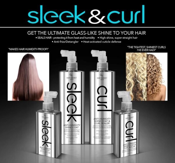 Hair Chemist SLEEK Anti Humidity Shine Coat 3 oz. - Image 9