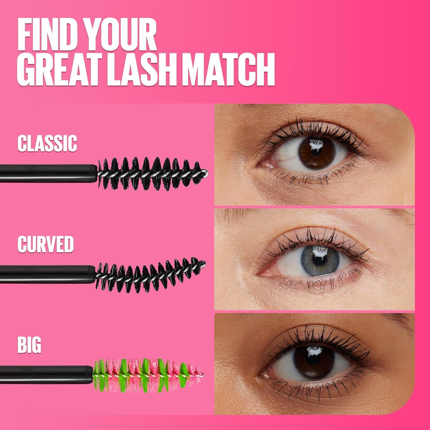 Maybelline Great Lash Curved Brush Washable Mascara, Volumizing, Lengthening and Curling Mascara, Very Black, 1 Count - Image 7