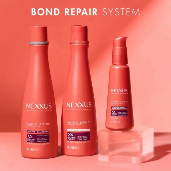Nexxus Intense Bonding Treatment Amino Bond for Stronger, More Damage-Resistant Hair, with Amino Acids & Keratin Protein, 5 oz - Image 4