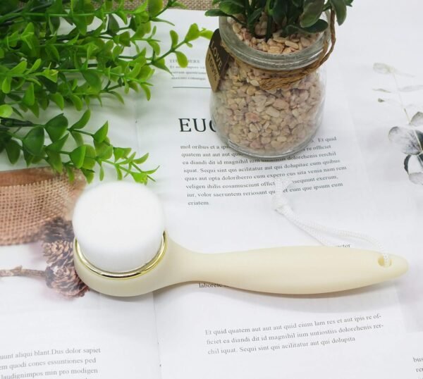 Manual Facial Cleansing Brush Ultra-Soft Makeup Removal Massaging Brush Pore Cleansing Brush with deep Pore Exfoliation Manual Face Skin Cleanser Brush - Image 7