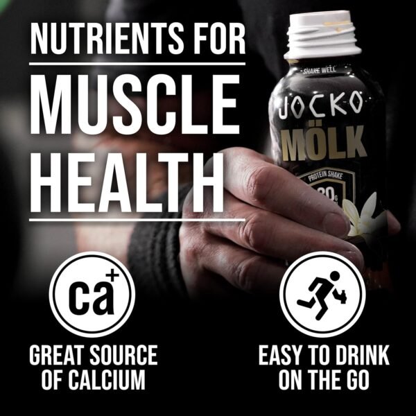 Jocko Mölk 30g Grass Fed Protein Shakes – No Added Sugar Protein Drinks KETO Friendly - Ready to Drink 12 FL Oz (Pack of 12) Vanilla - Image 7