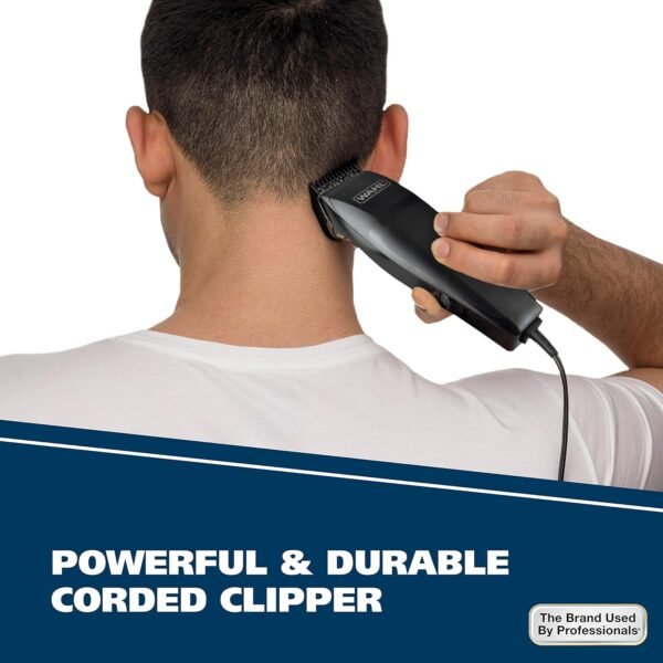 Wahl Clipper Corp Pro 14 Piece Styling Kit with Hair Clipper and Beard Trimmer for Total Body Grooming - Model 79450, Chrome - Image 6