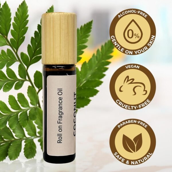 Geti Beauty Roll-On Perfume Oil for Women - Concentrated Body Fragrance Without Alcohol - Enduring Natural Essential Oil Blend in Travel-Ready 10ml Glass Bottle (Egyptian Musk) - Image 3