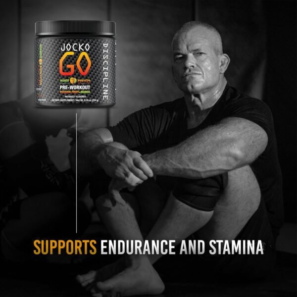 Jocko Fuel Pre Workout Powder with L-Citrulline, Nootropic & Caffeine for Endurance & Stamina - Keto, Sugar Free Blend for Distance Running, Cycling, Jiu Jitsu - 30 Servings (Mango) - Image 5