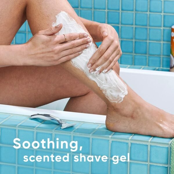 Gillette Venus Relaxing Coconut Shave Gel, Women’s, Shaving Cream, 7 oz Pack of 6 (42 oz total) - Image 3