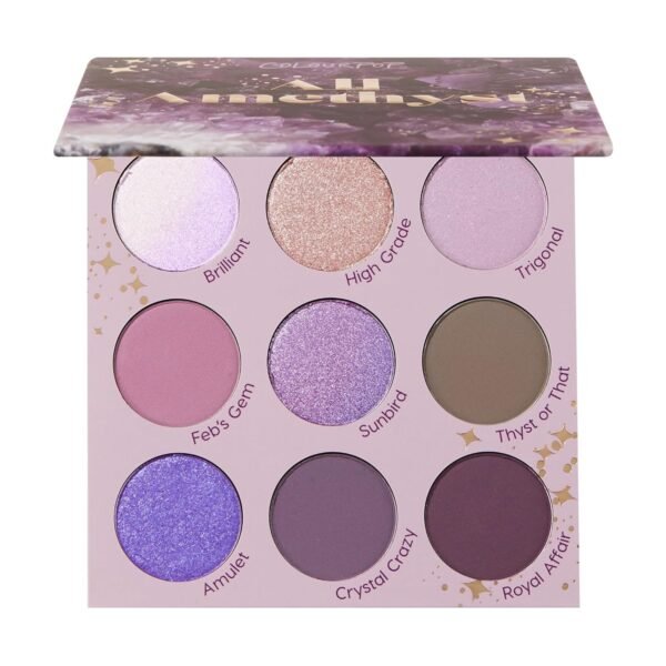 ColourPop All Amethyst Shadow Palette - Metallic Opalescent with Duo Chrome Finishes - High-Pigment Makeup with a Long-Wearing Formula (0.3 oz) - Image 2