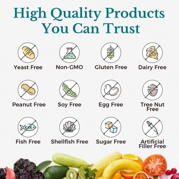 VITALITOWN Probiotics 120 Billion CFUs | 36 Strains, with Prebiotics & Digestive Enzymes for Men Women | Shelf Stable | Digestive Health & Immune Support | Vegan, Non-GMO | 30 Delayed Release Veg Caps - Image 8