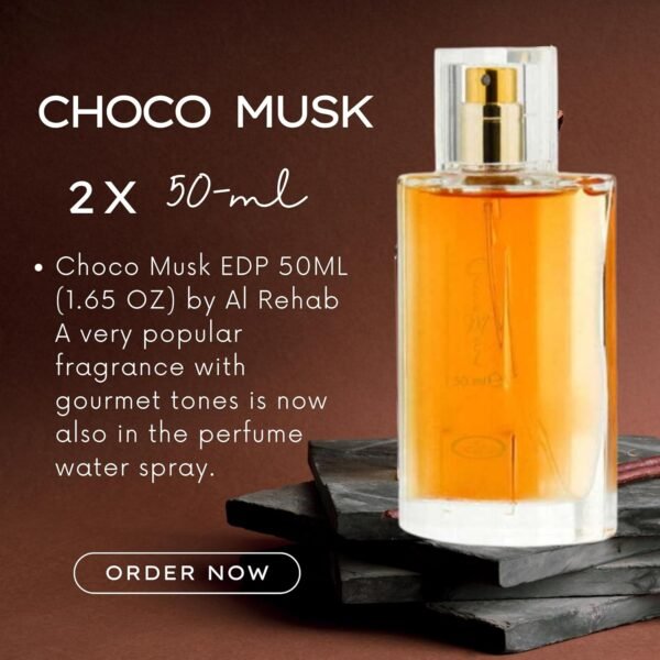 Choco Musk Eau De Arabian Parfum Spray for Women, Super Rich Amazing Fragrance 50 ml/1.7 Ounce - Image 4