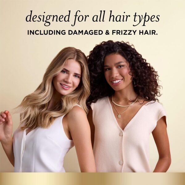 Pantene Keratin Leave-In Conditioner with Argan Oil, Protein Treatment for Dry, Damaged & Color-Treated Hair, Repairs Split Ends & Protects from Damage, Formaldehyde-Free, 8.4 Fl Oz - Image 9